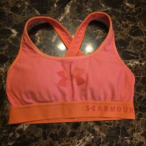 Under Armour Pink and Orange Sports Bra